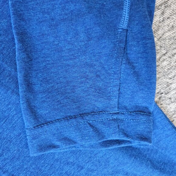Stio Hoodie Shirt Jersey Blue Performance Stretch Hiking Pullover Womens Large - Picture 8 of 12